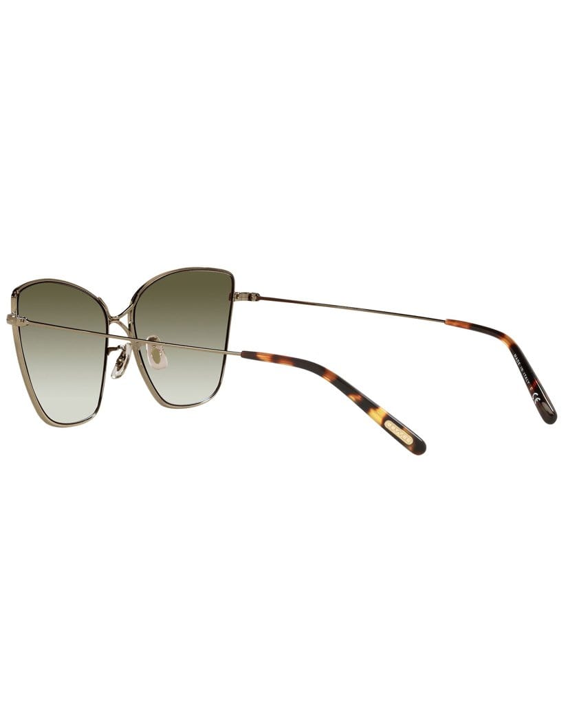 OLIVER PEOPLES-Olive Brushed Gold Marlyse Sunglasses-GOLD
