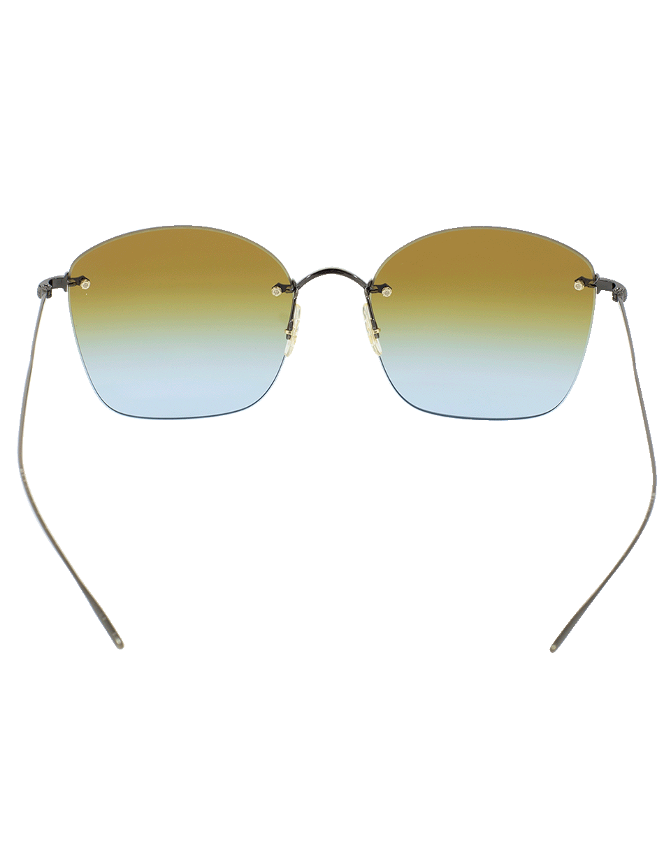 OLIVER PEOPLES-Marlien Sunglasses-GOLD/BLUE