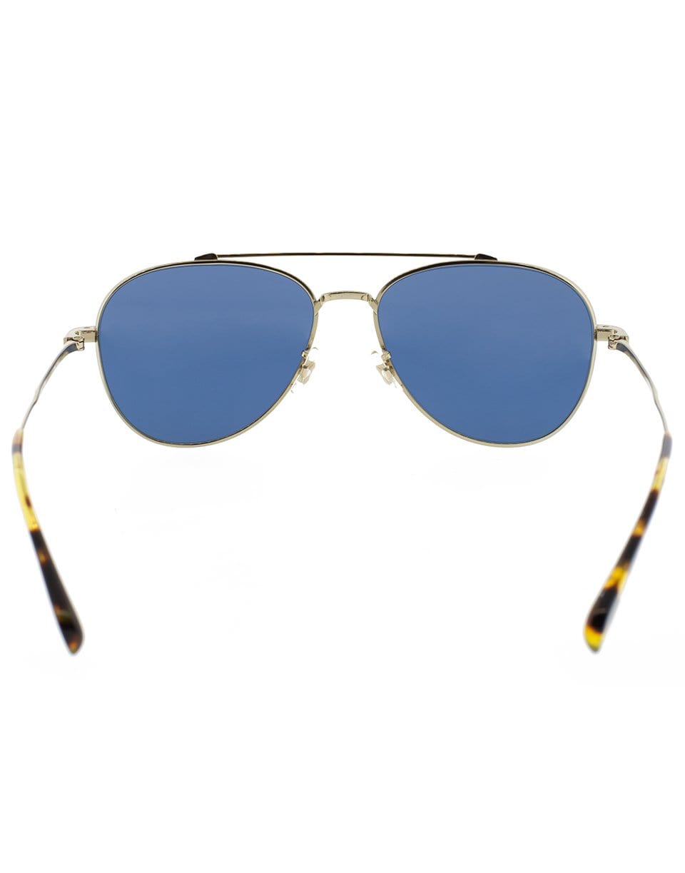 OLIVER PEOPLES-Rikson Sunglasses-GOLD/BLUE