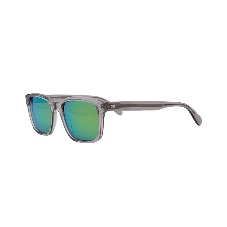 OLIVER PEOPLES-Wyler Green Mirror Sunglasses-GREY