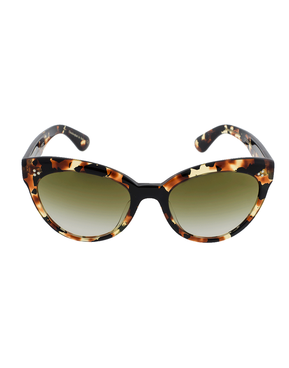 OLIVER PEOPLES-Roella Mirror Sunglasses-GRNT/TOR