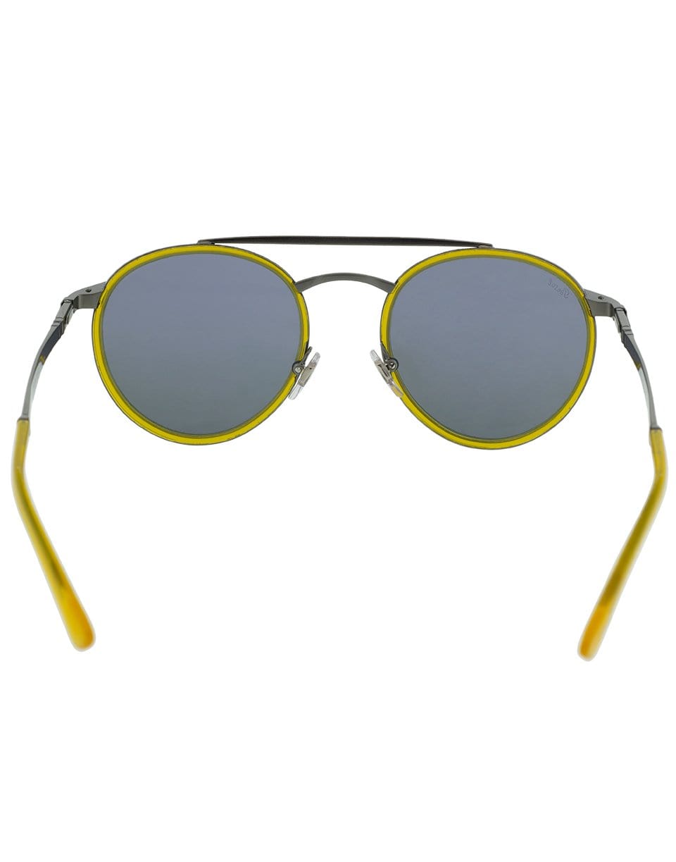 OLIVER PEOPLES-Steel Men Sunglasses-GUN/BLUE