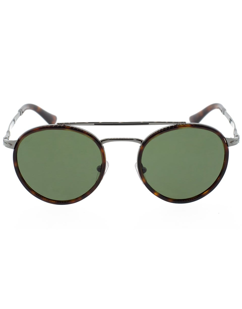 OLIVER PEOPLES-Steel Men Sunglasses-GUN/GRN