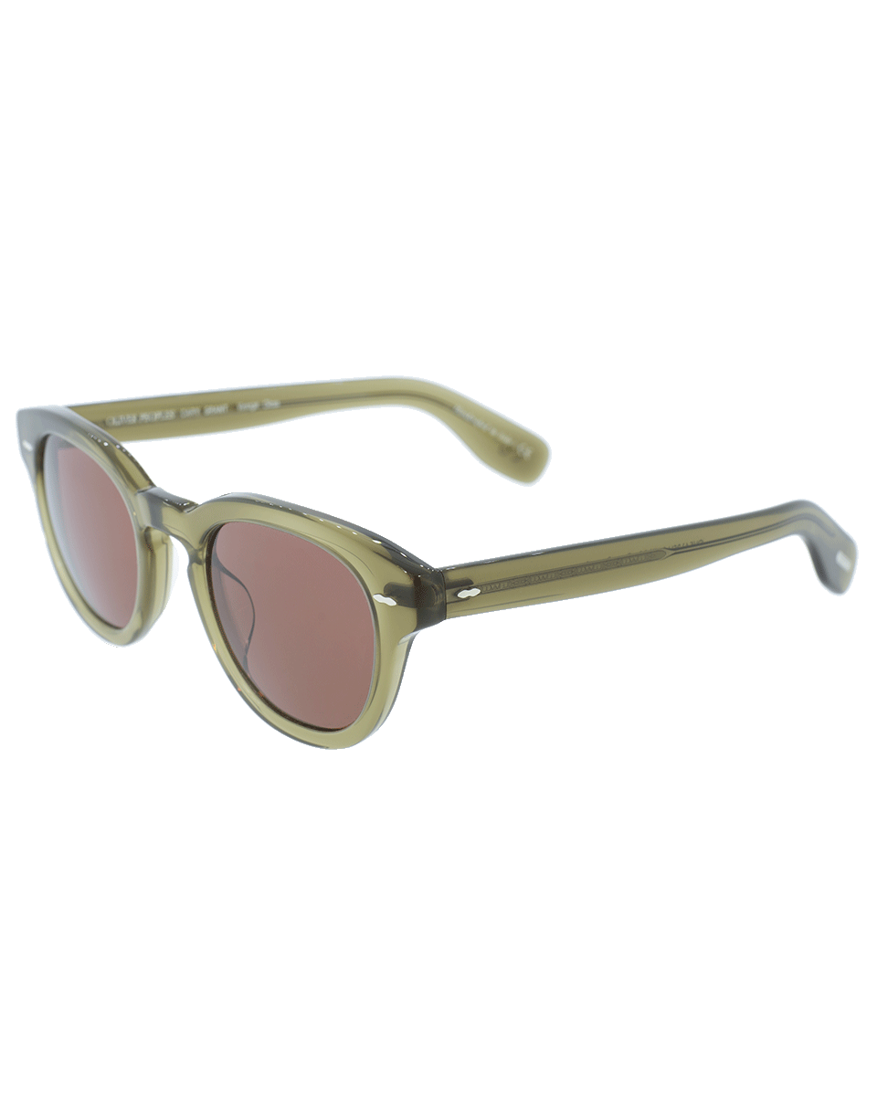 OLIVER PEOPLES-Dusty Olive Cary Grant Sun Sunglasses-OLV/ROSE