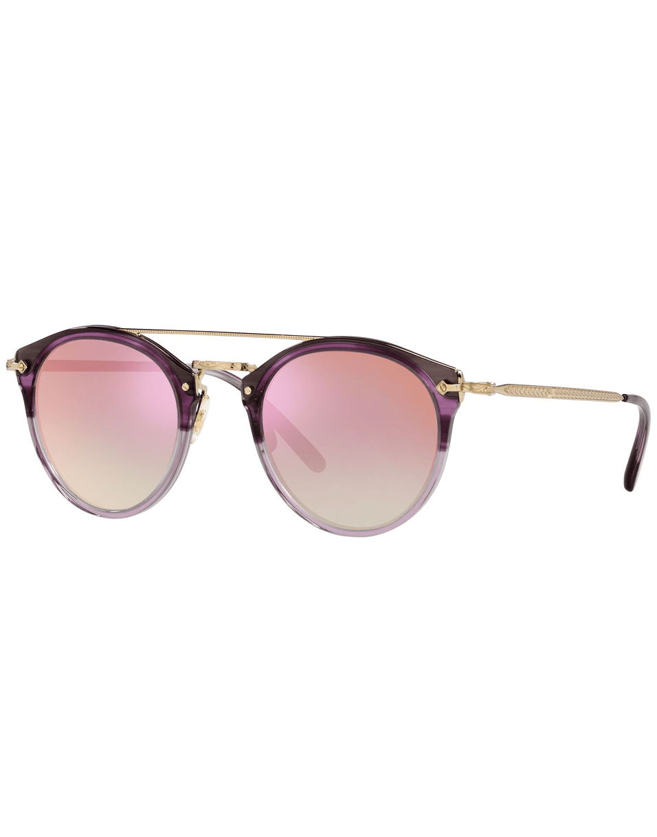 OLIVER PEOPLES-Remick Jacaranda Gradient Pink Sunglasses-PINK/GLD