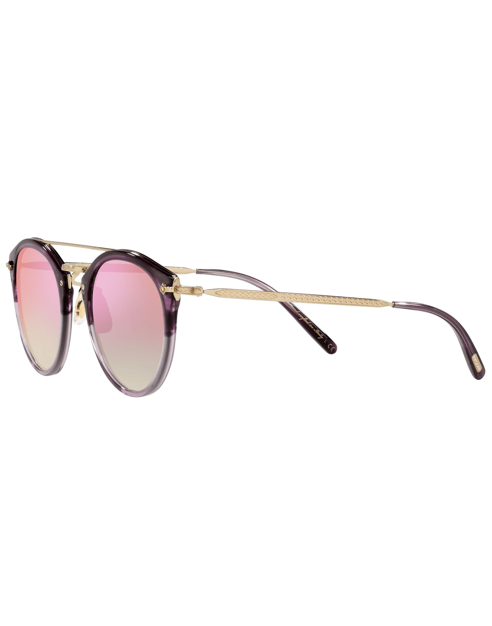 OLIVER PEOPLES-Remick Jacaranda Gradient Pink Sunglasses-PINK/GLD