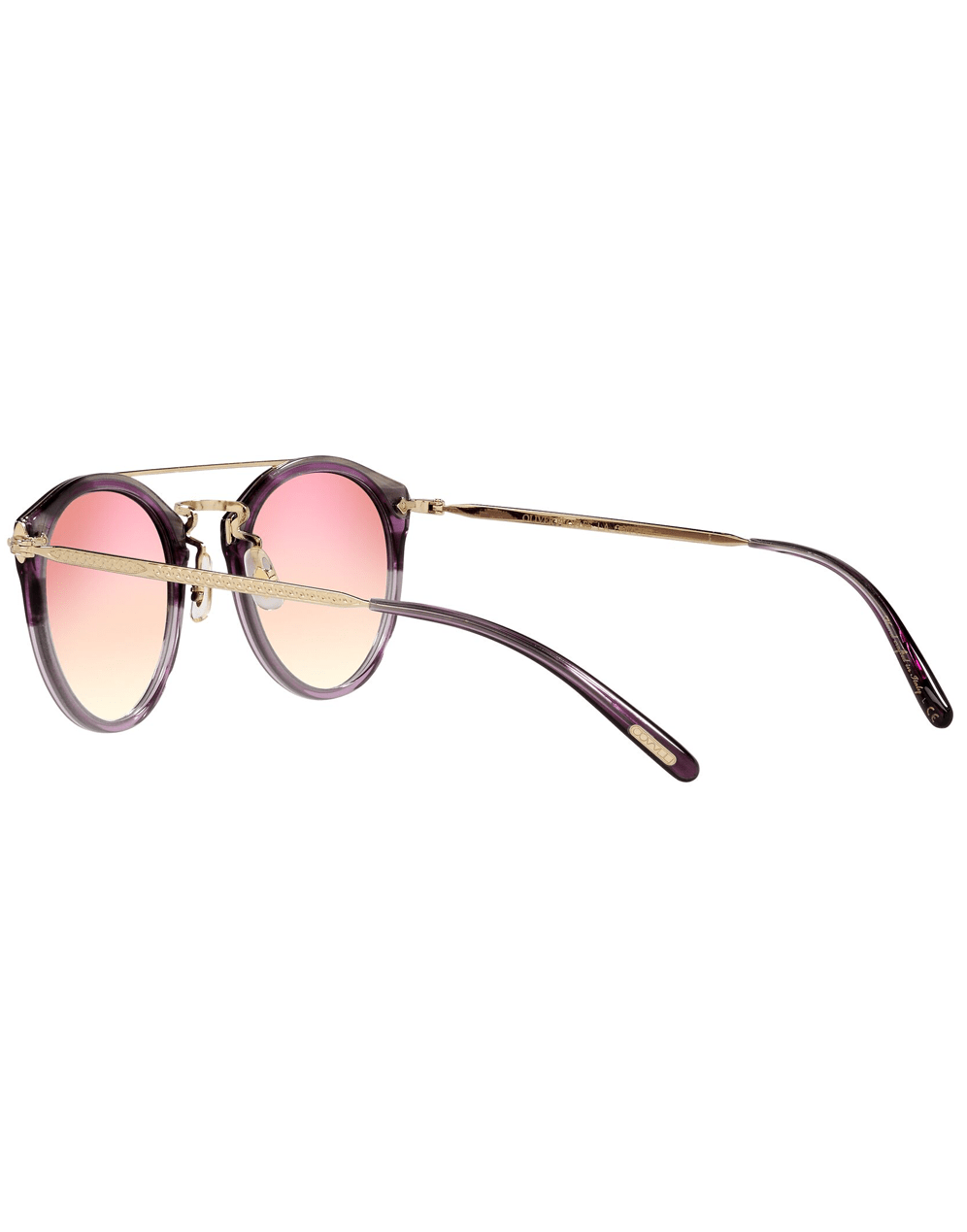 OLIVER PEOPLES-Remick Jacaranda Gradient Pink Sunglasses-PINK/GLD