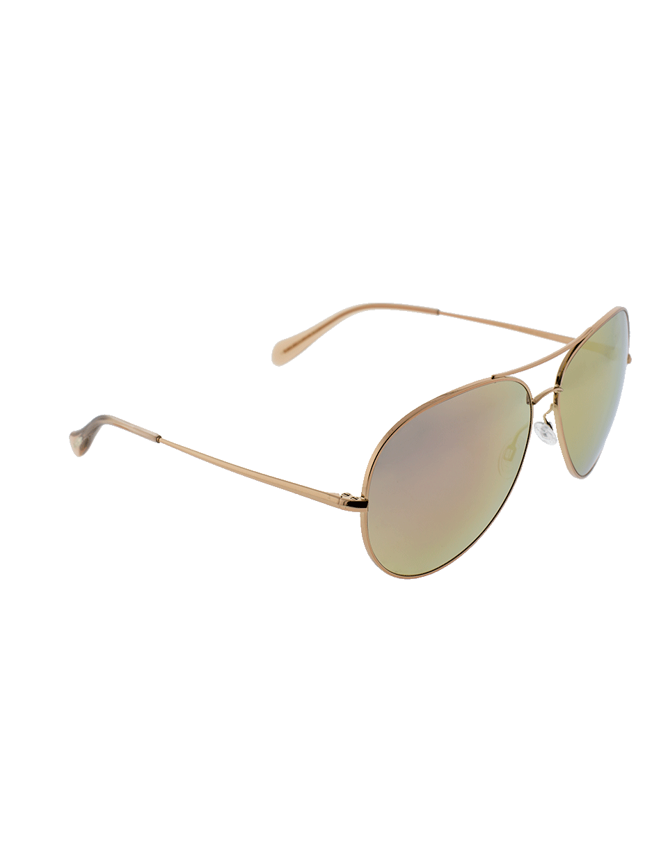 OLIVER PEOPLES-Sayer Mirror Sunglasses-RG/PINK