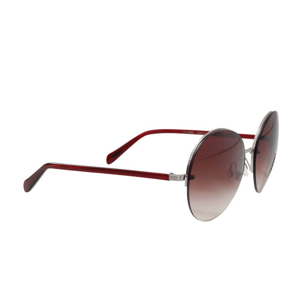 OLIVER PEOPLES-Joris Round Sunglasses-RUBY/BRW