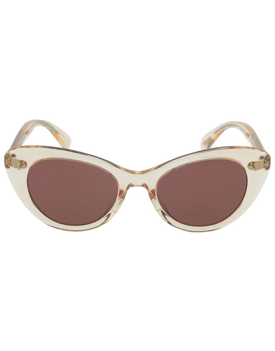 OLIVER PEOPLES-Purple Rishell Sunglasses-SLK/PURP