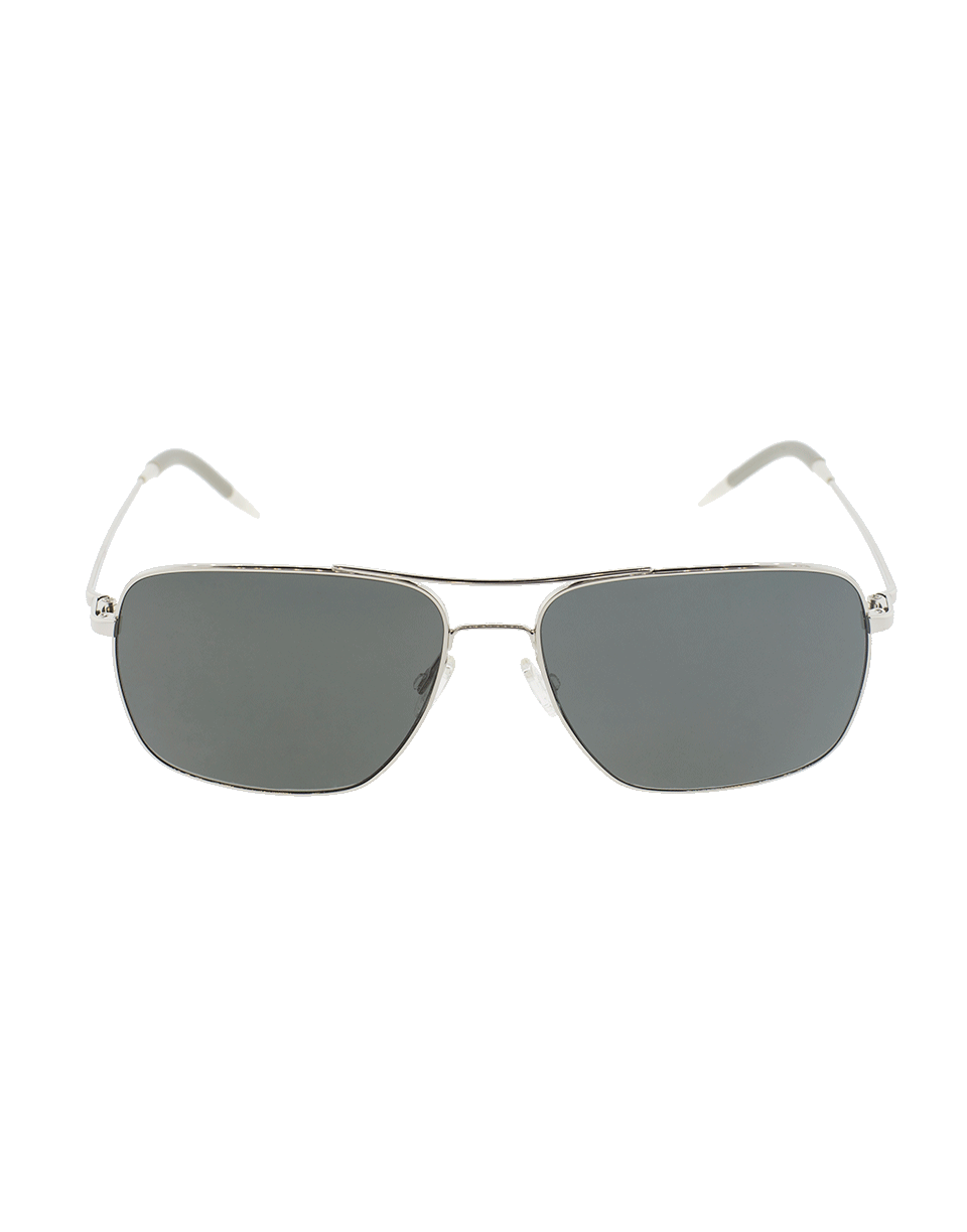 OLIVER PEOPLES-Clifton Polarized Sunglasses-SLVR/MID