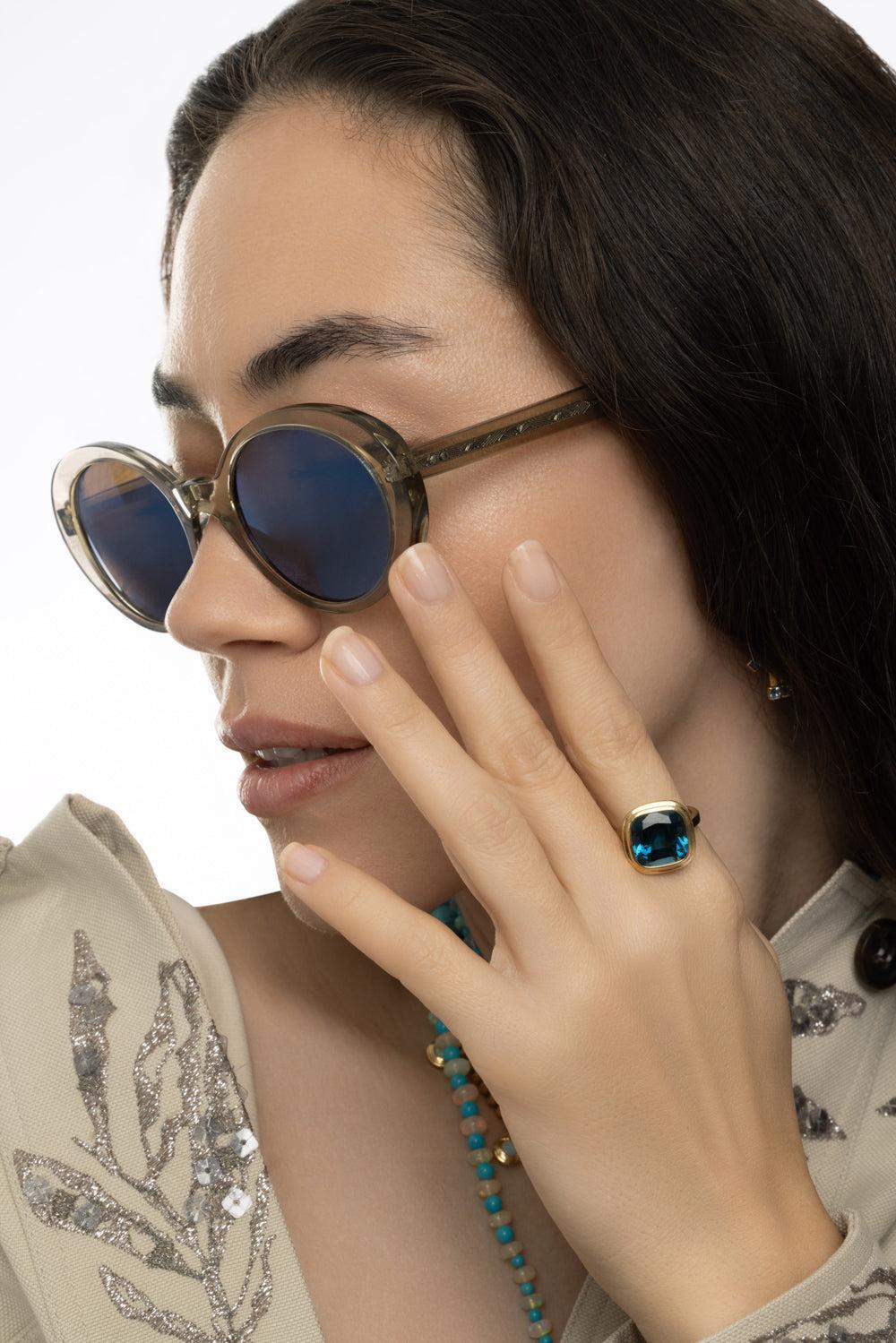Lumar Mirror Sunglasses-SNCHCOGN-ACCESSORIESUNGLASSES-OLIVER PEOPLES