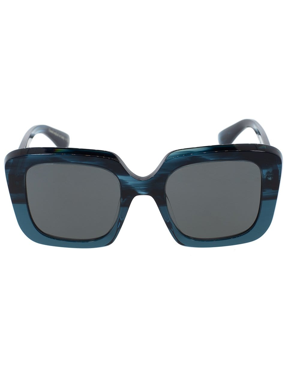 OLIVER PEOPLES-Franca Sunglasses - Teal-TEAL