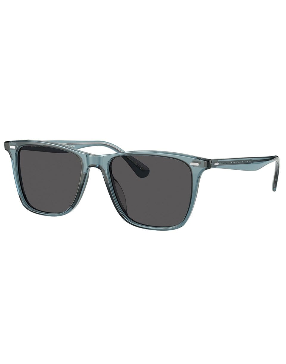 OLIVER PEOPLES-Ollis Washed Teal Carbon Grey Sunglasses-TEAL