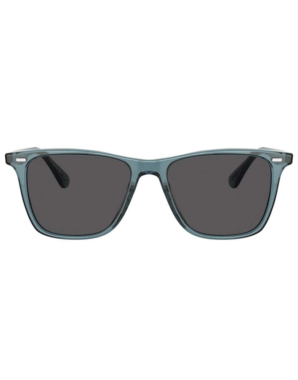 OLIVER PEOPLES-Ollis Washed Teal Carbon Grey Sunglasses-TEAL