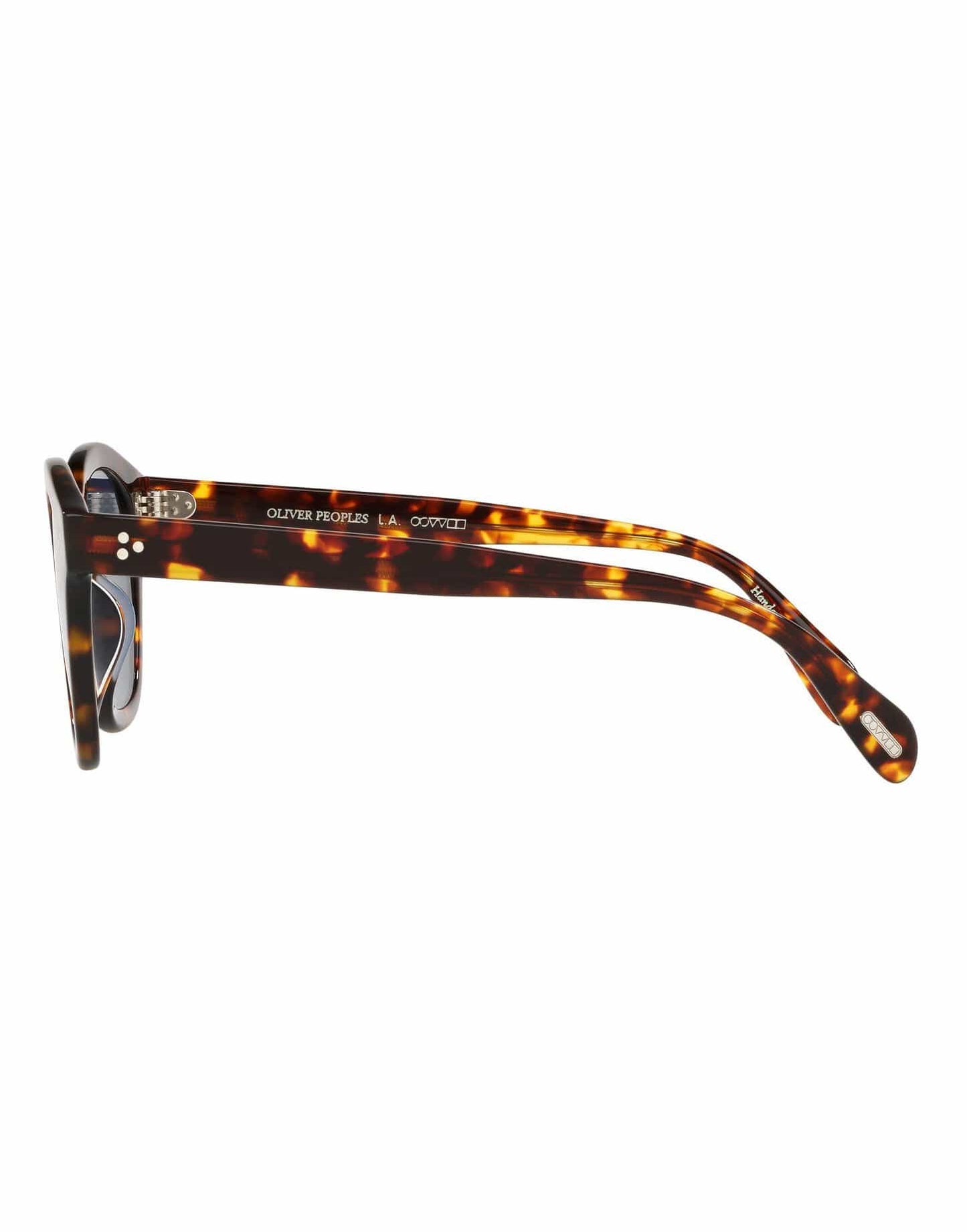 OLIVER PEOPLES-Boudreau L.A. Dark Blue Sunglasses-TORT/BLU