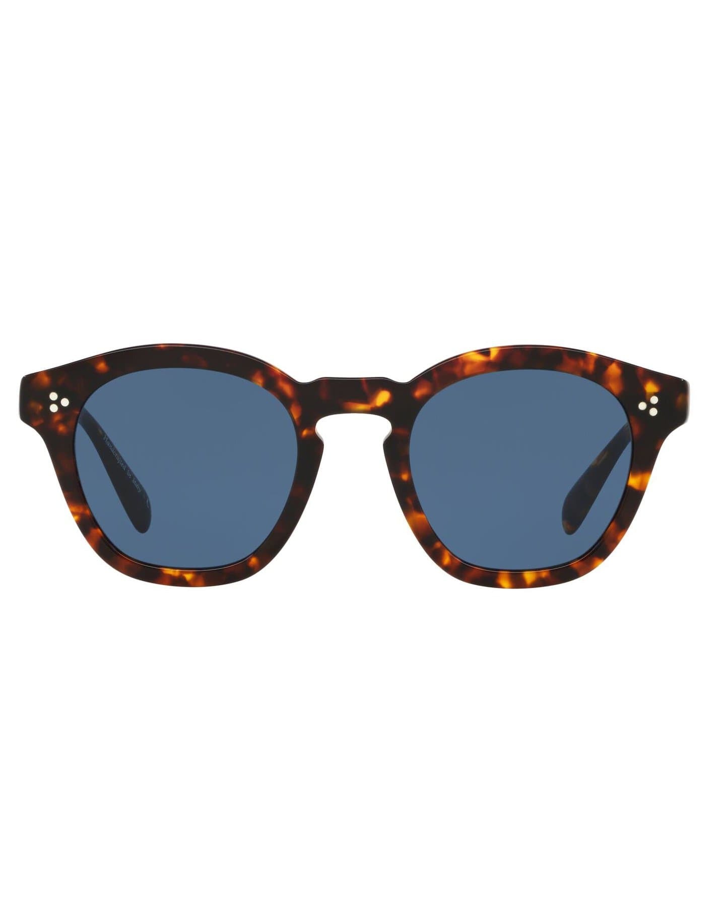 OLIVER PEOPLES-Boudreau L.A. Dark Blue Sunglasses-TORT/BLU