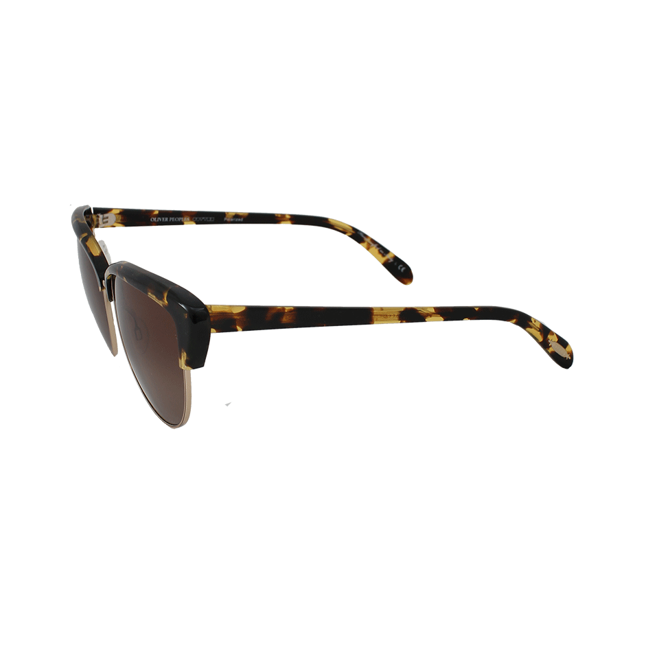 OLIVER PEOPLES-Alisha Soft Cat Eye Sunglasses-TORTOISE