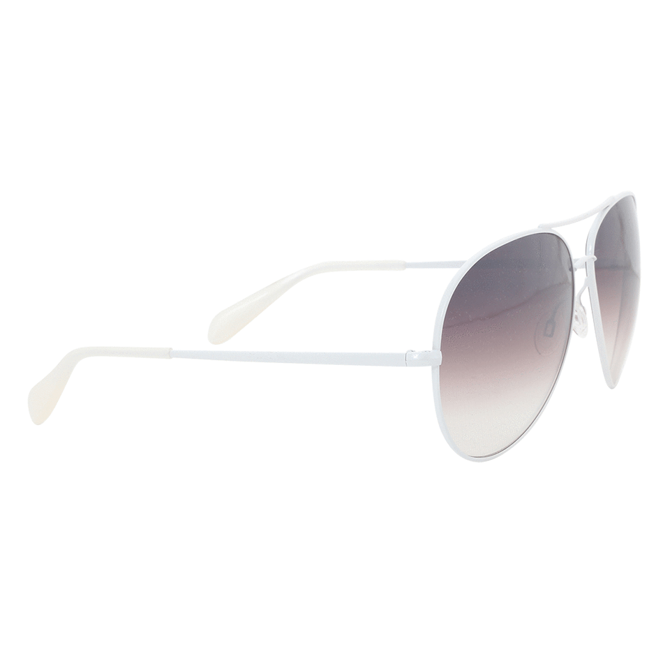 OLIVER PEOPLES-Sayer Sunglasses-WHT/BRWN