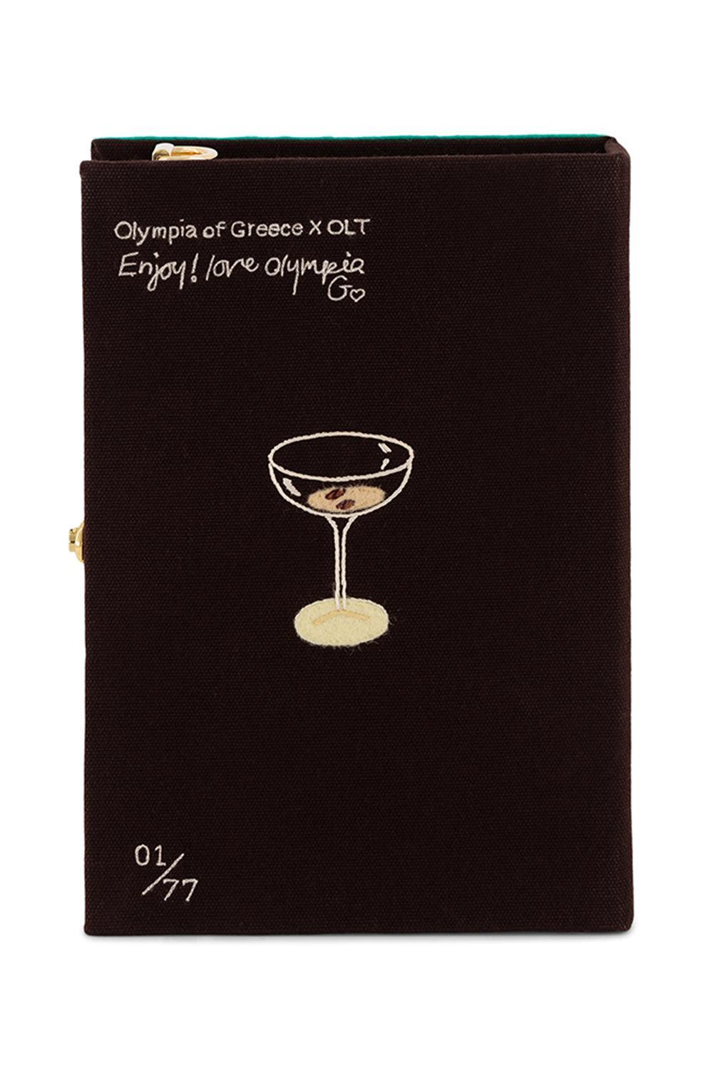 Espresso Martini Crossbody Book Clutch Bag-BROWN-HANDBAGCLUTCHES-OLYMPIA LE TAN
