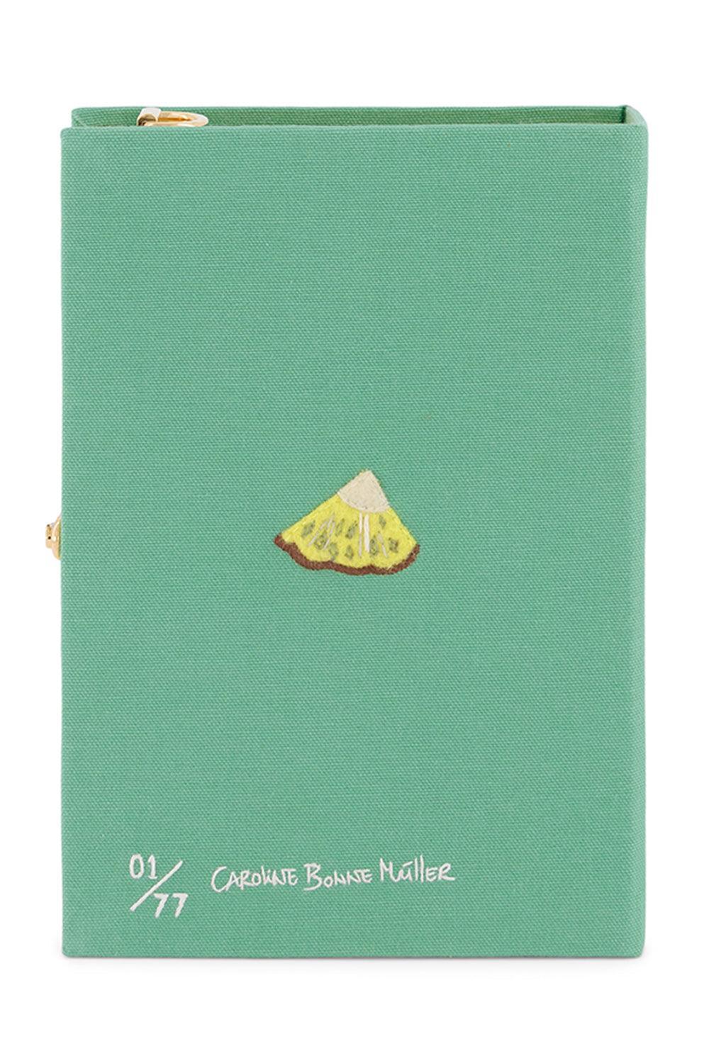 Pina Colada Crossbody Book Clutch Bag-GREEN-HANDBAGCLUTCHES-OLYMPIA LE TAN