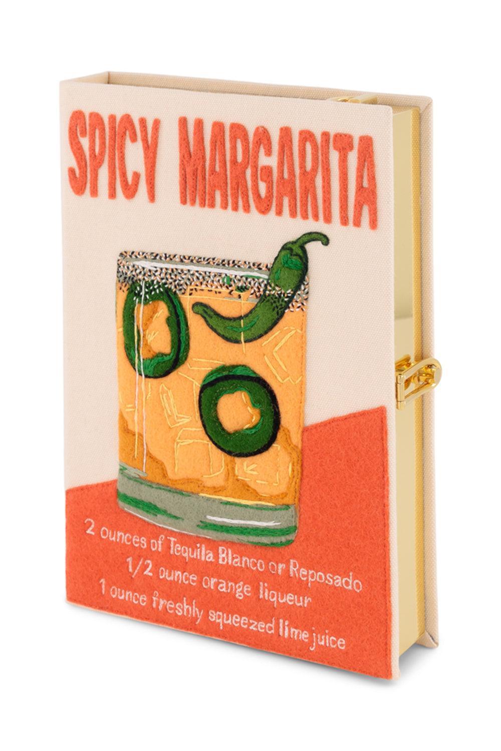 Spicy Margarita Crossbody Book Clutch Bag-ORANGE-HANDBAGCLUTCHES-OLYMPIA LE TAN