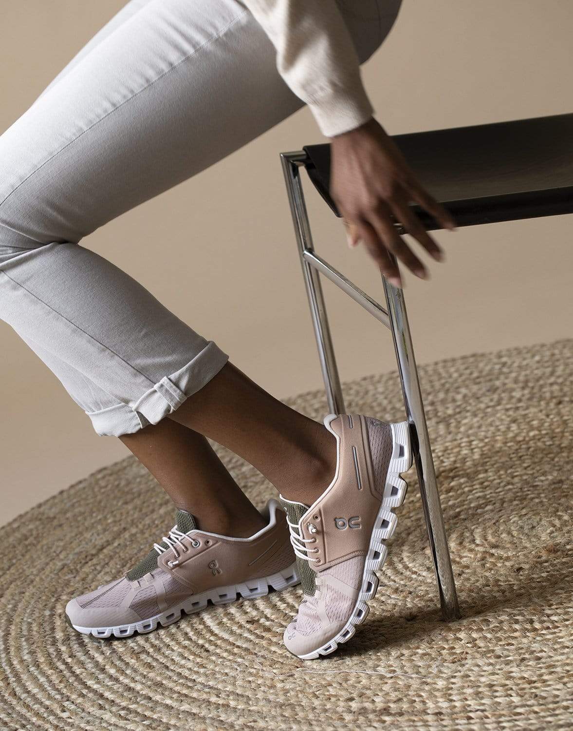 ON RUNNING-Cloud Running Shoe - Rosebrown/Camo-