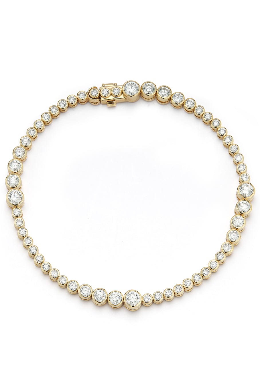 ONDYN-Grand Rainsun Tennis Bracelet-YELLOW GOLD