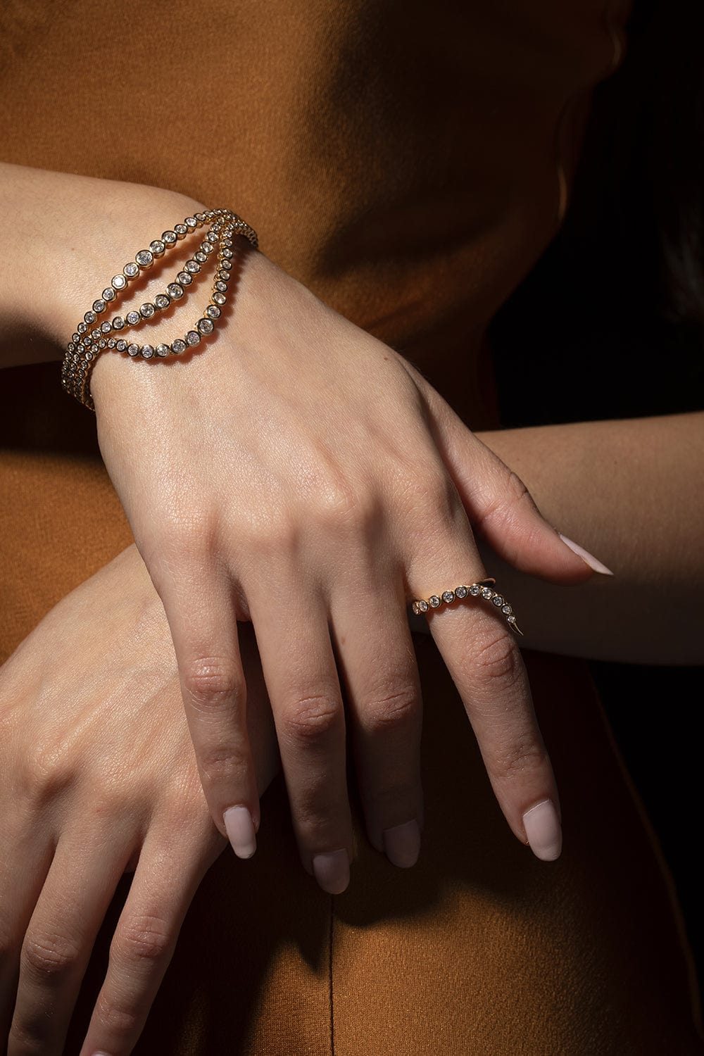 ONDYN-Single Lumiere Bracelet-YELLOW GOLD