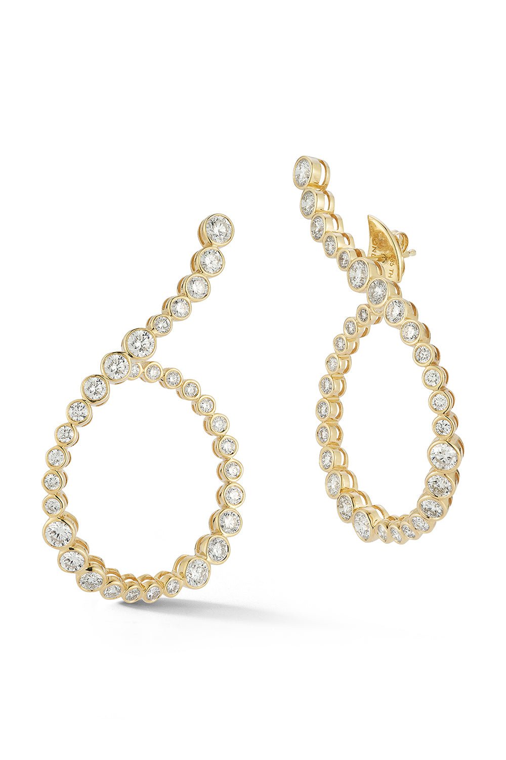 ONDYN-Small Halo Hoop Earrings-