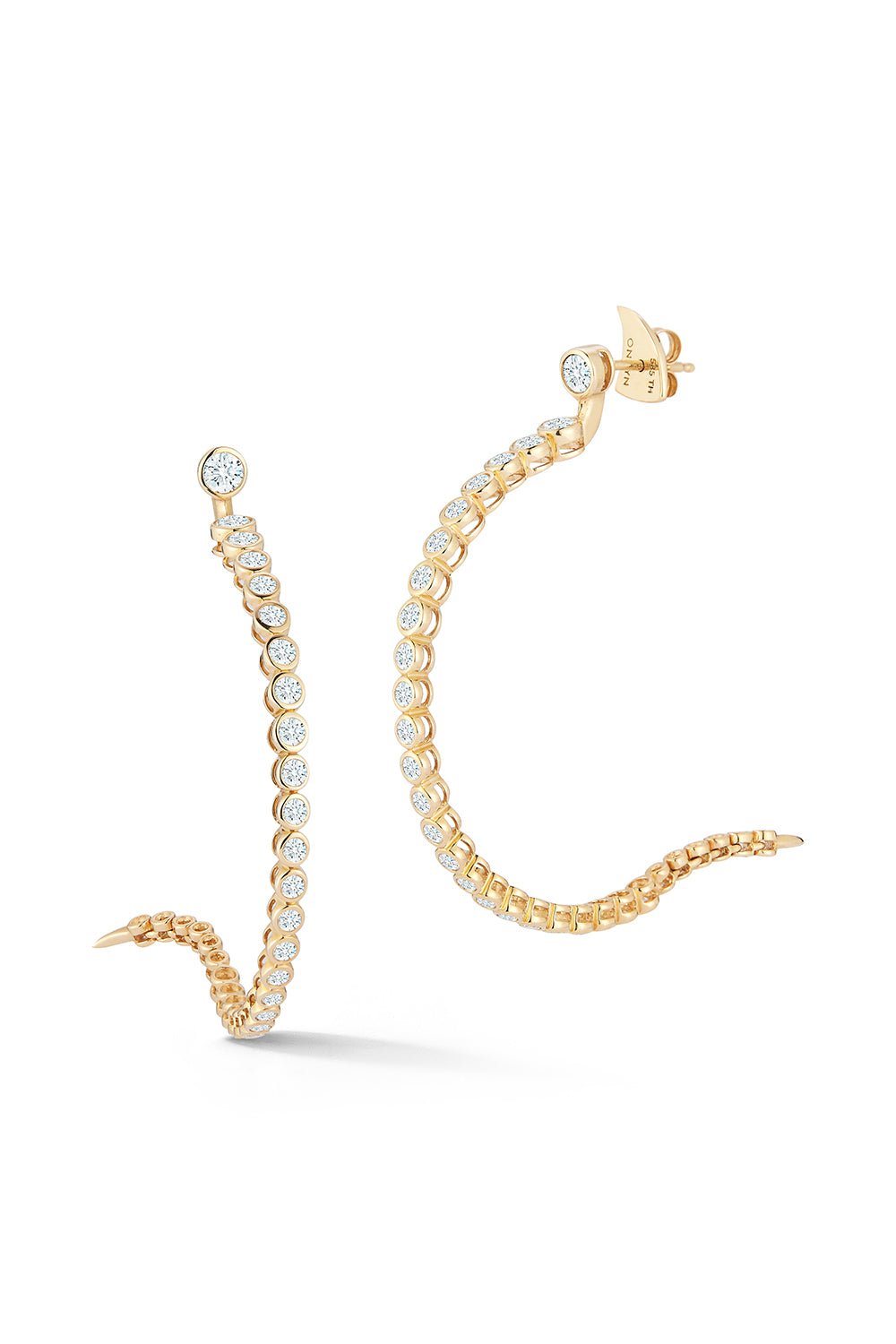 ONDYN-Grand Continuum Hoop Earrings-YELLOW GOLD