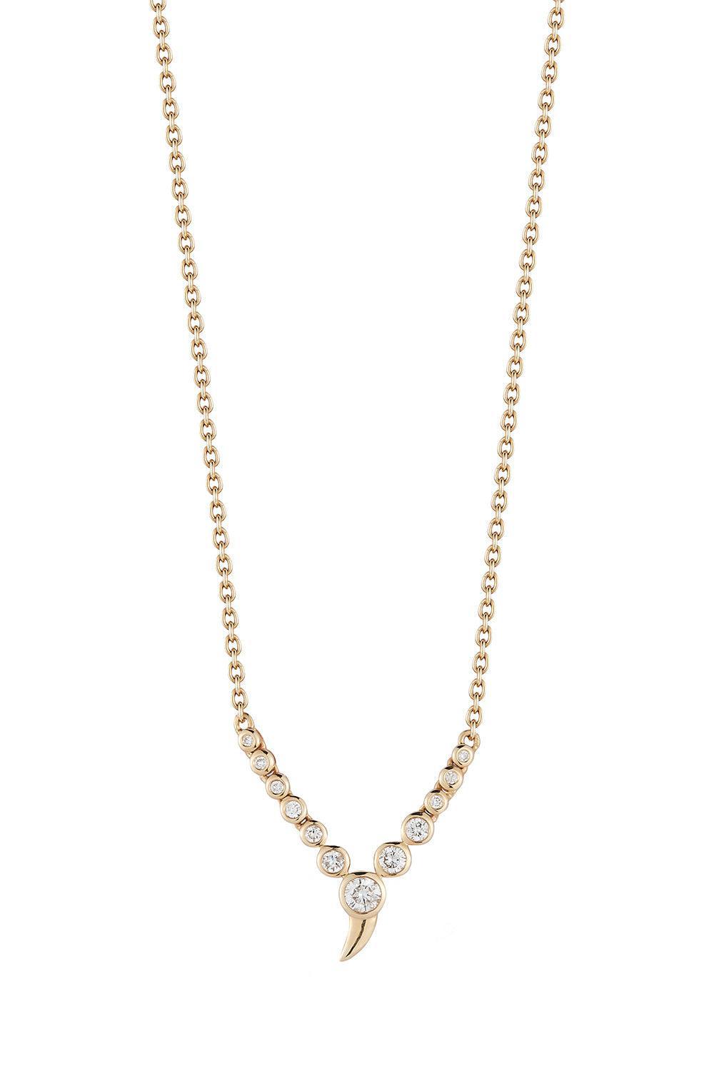 Small Zen Pendant Necklace-YELLOW GOLD-JEWELRYFINE JEWELNECKLACE O-ONDYN