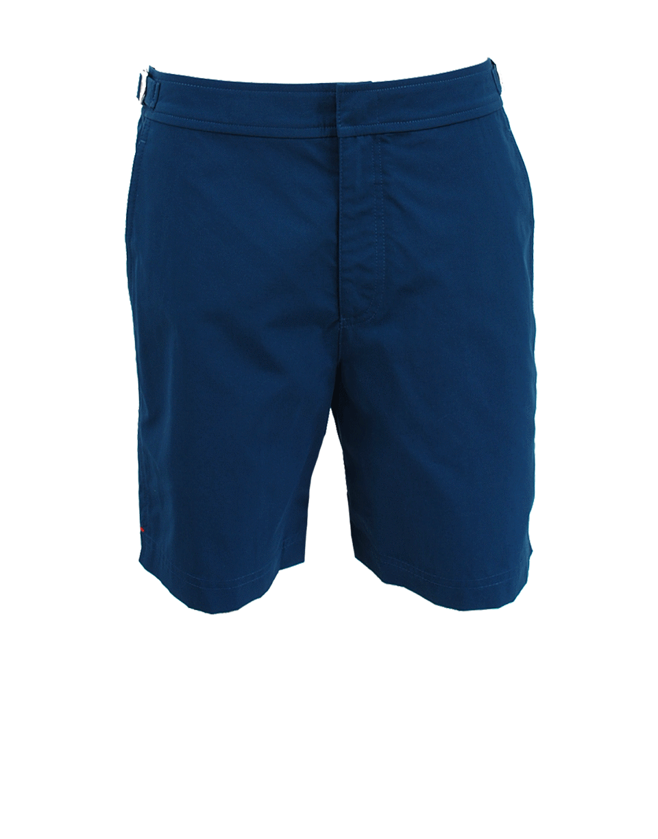 ORLEBAR BROWN-Bulldog Navy Mid-Length Swim Shorts-