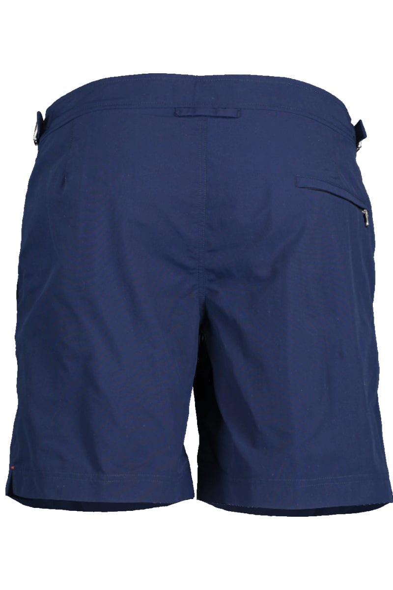 ORLEBAR BROWN-Navy Bulldog Mid-Length Swim Shorts-