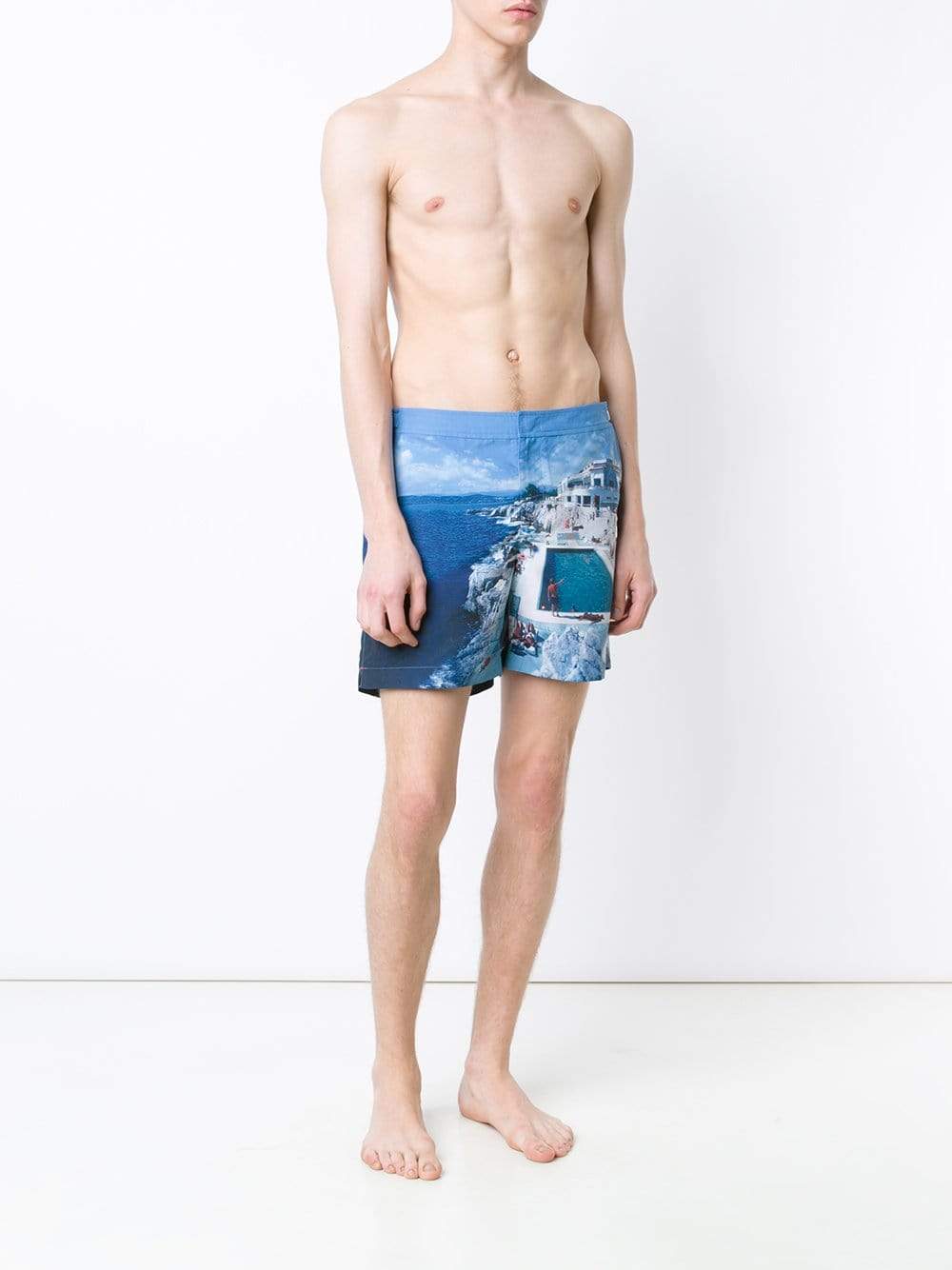 ORLEBAR BROWN-Bulldog Roc Pool Mid-Length Swim Shorts-