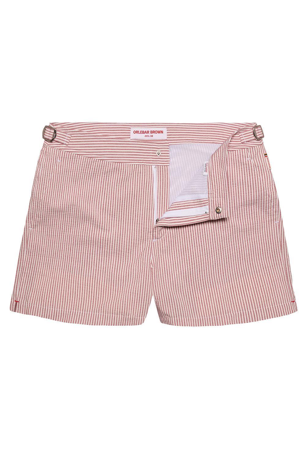 Setter Seersucker Swim Short-STRIPE-30-MENSCLOTHINGPANTS-ORLEBAR BROWN