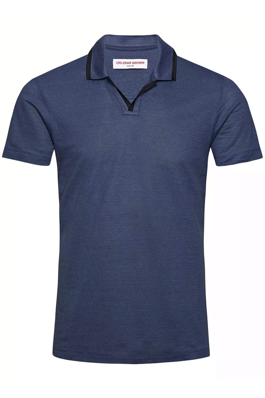 ORLEBAR BROWN-Men’s Felix Linen Polo - Blue-