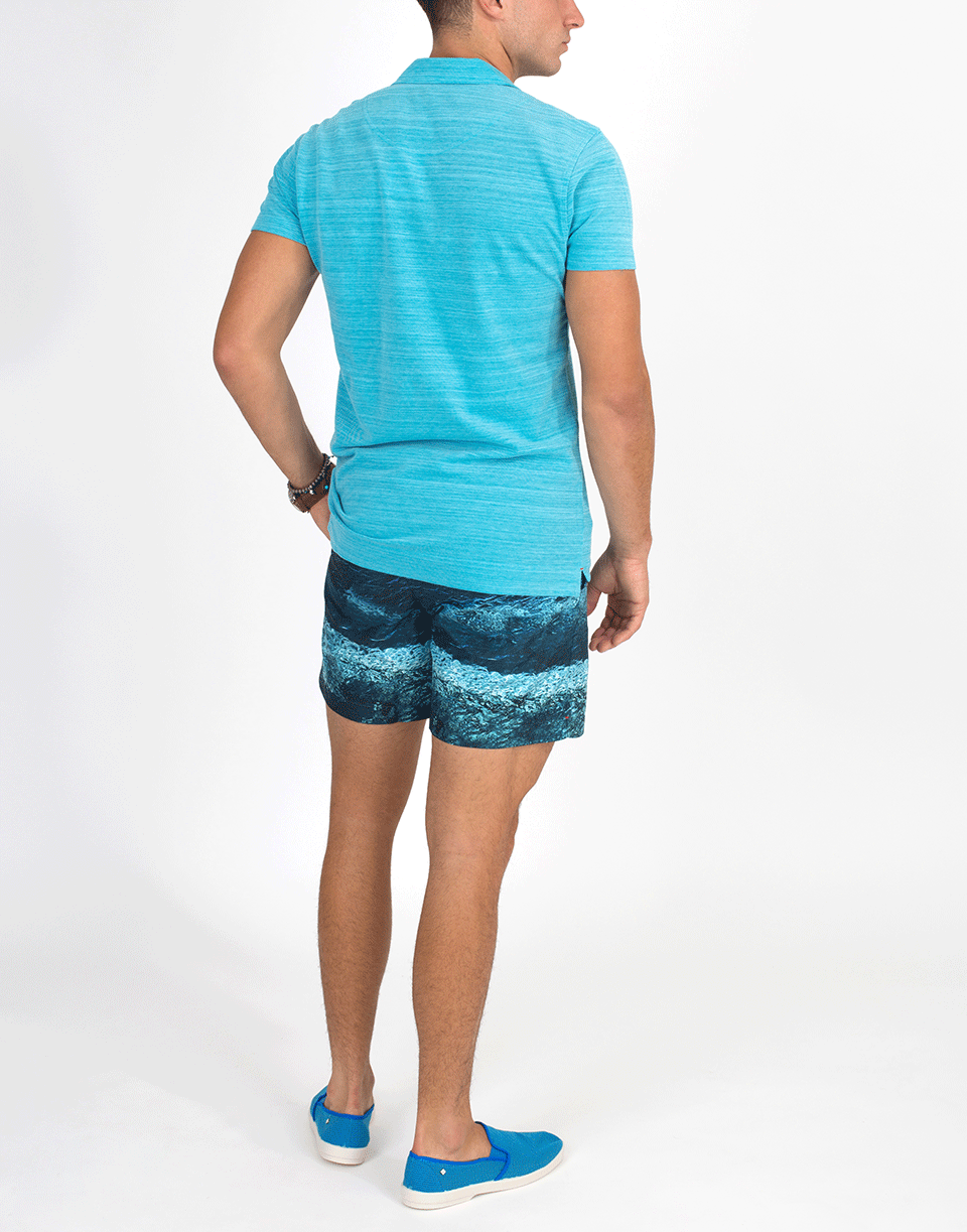ORLEBAR BROWN-Felix Blue Cloud Resort Polo-