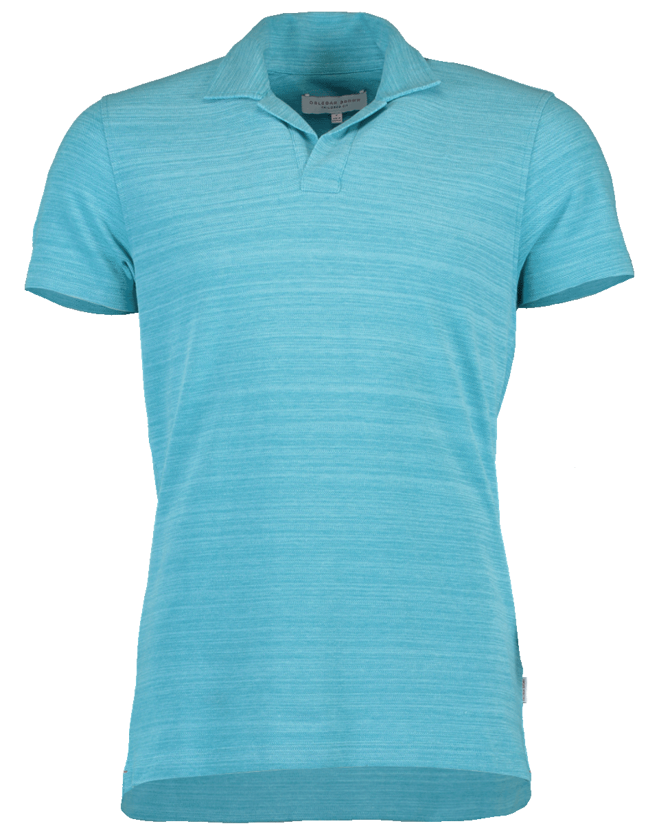 ORLEBAR BROWN-Felix Blue Cloud Resort Polo-