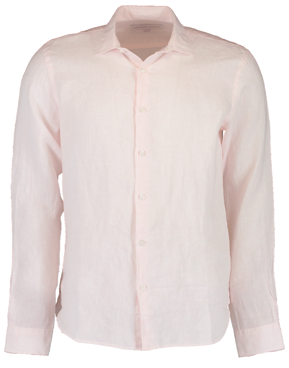 ORLEBAR BROWN-Giles Camelia Linen Tailored-Fit Shirt-