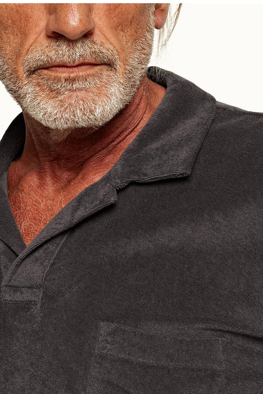 ORLEBAR BROWN-Terry Towelling Polo - Cave-