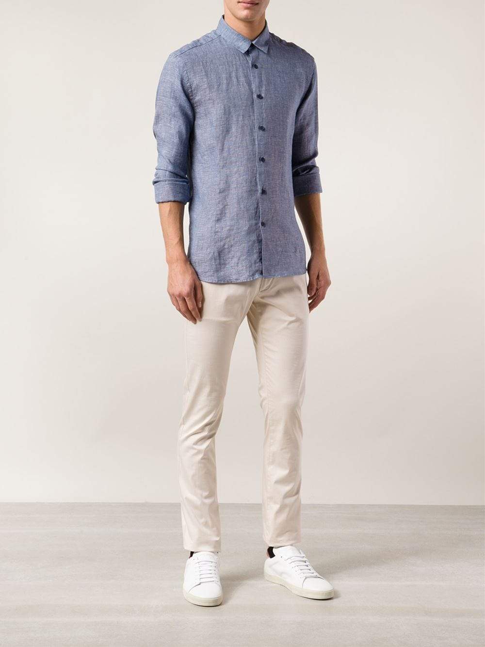 ORLEBAR BROWN-Morton Linen Shirt-