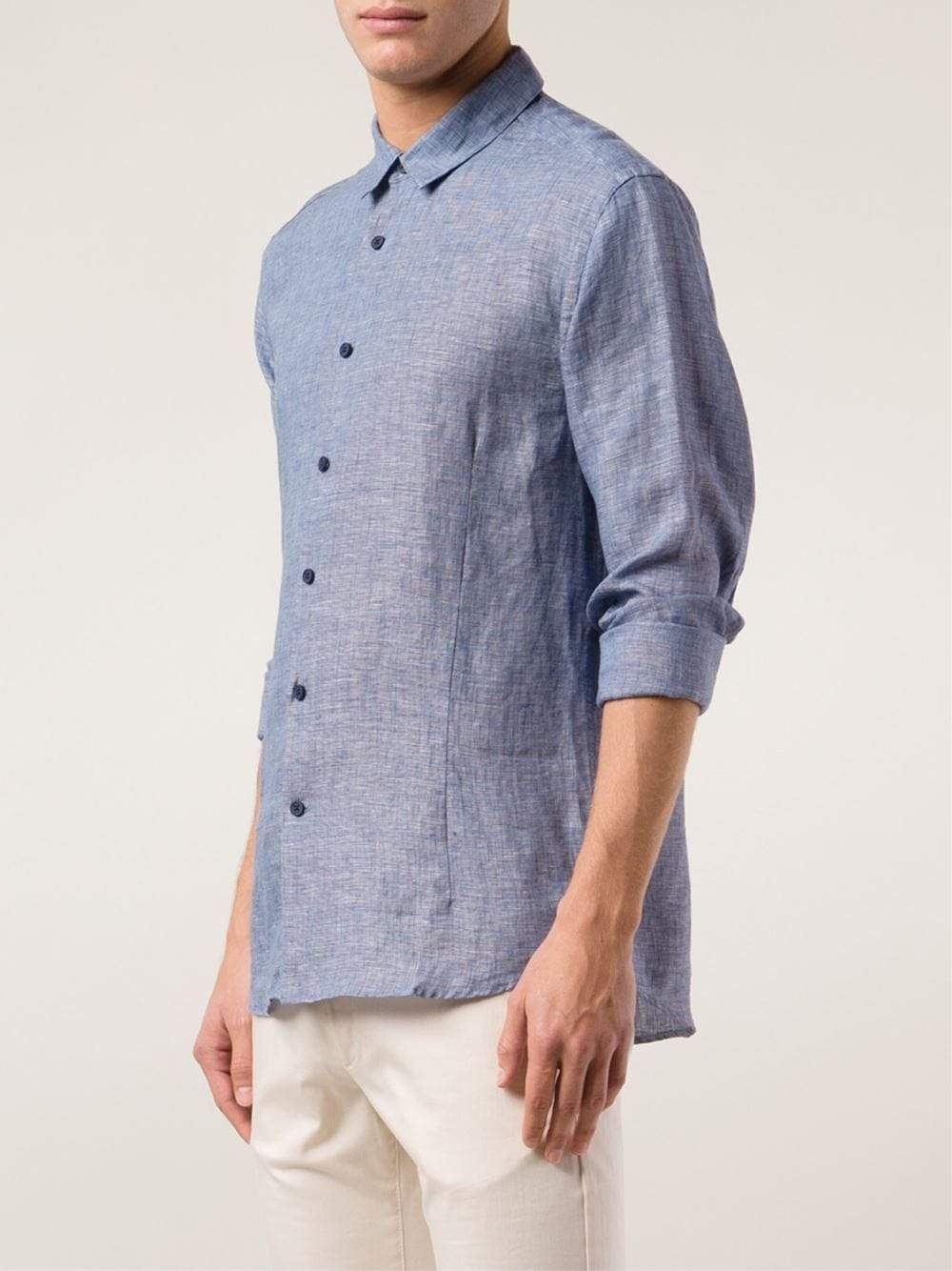 ORLEBAR BROWN-Morton Linen Shirt-