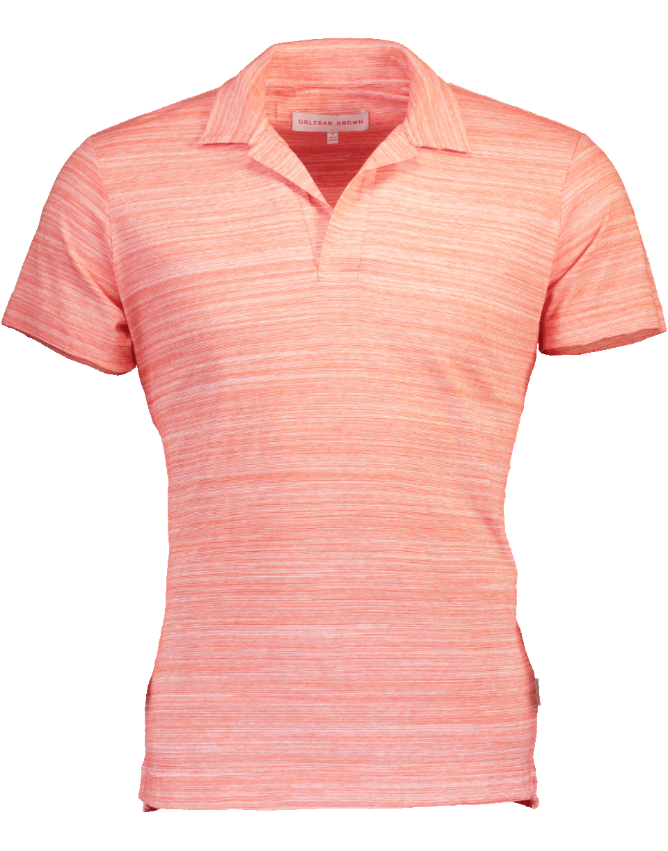 ORLEBAR BROWN-Felix Stripe Melange Polo-