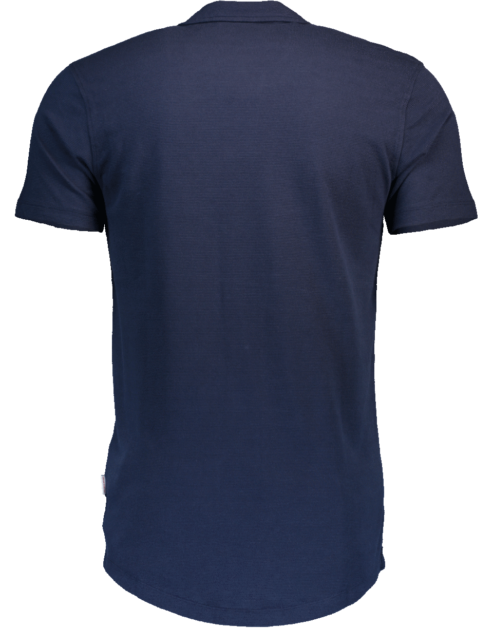 ORLEBAR BROWN-Massey Waffle Polo-