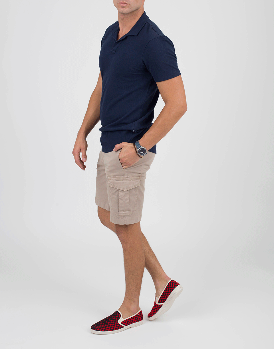 ORLEBAR BROWN-Massey Waffle Polo-