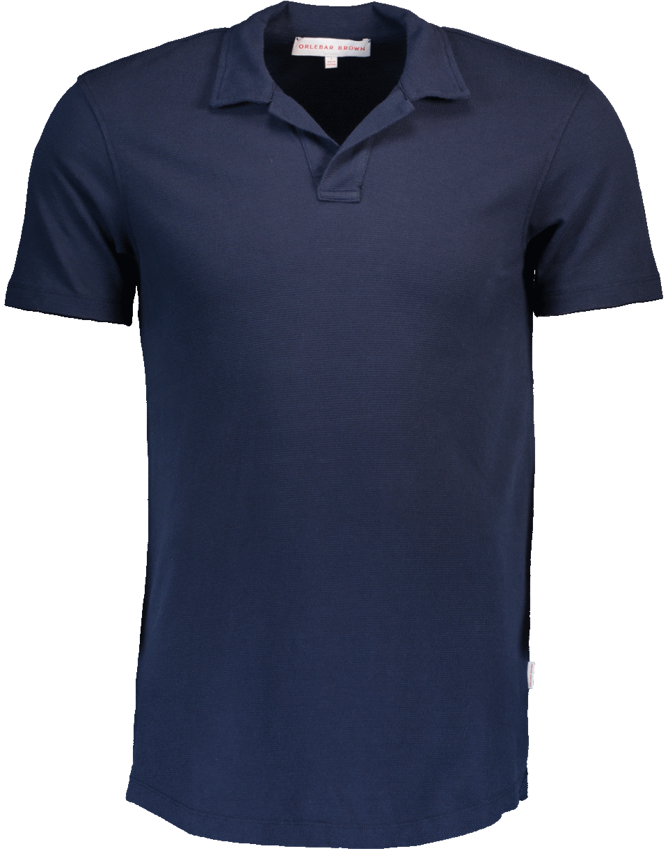 ORLEBAR BROWN-Massey Waffle Polo-