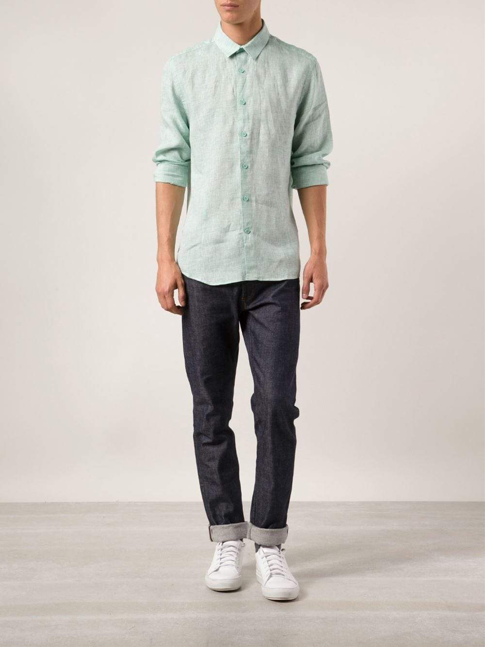 ORLEBAR BROWN-Morton Linen Shirt-