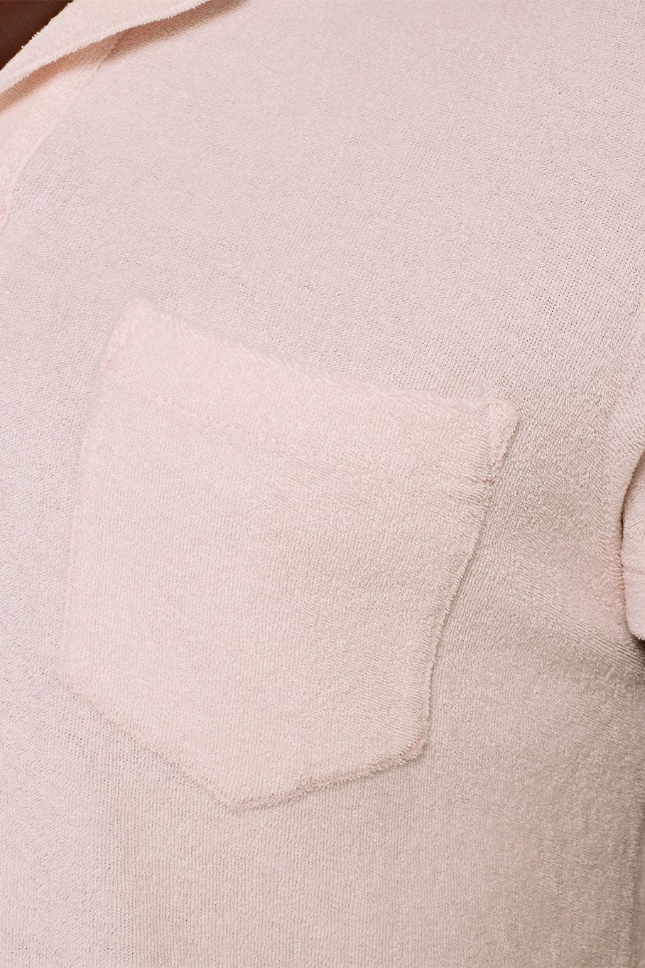 ORLEBAR BROWN-Terry Towelling Polo - Pink-