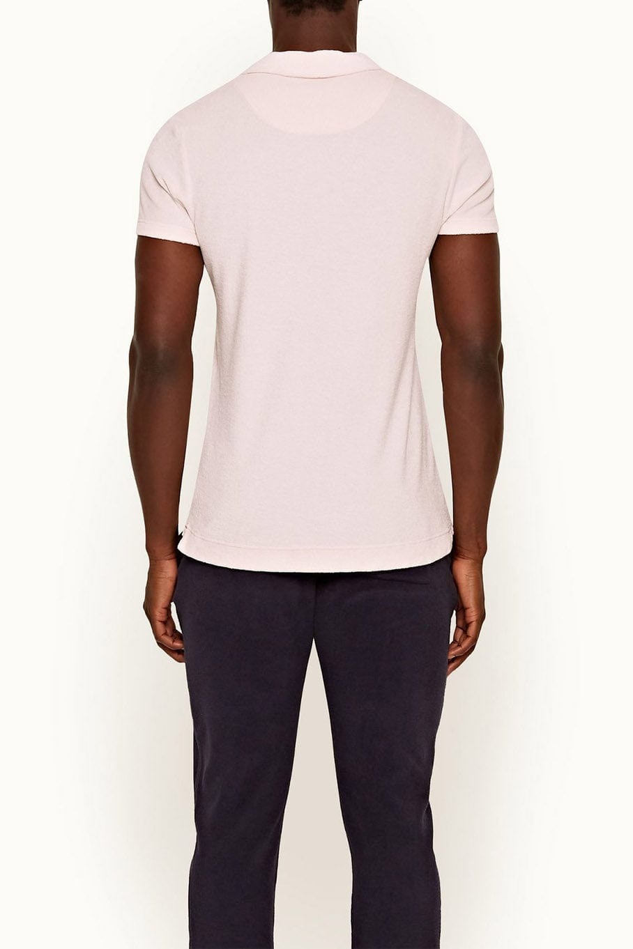 ORLEBAR BROWN-Terry Towelling Polo - Pink-